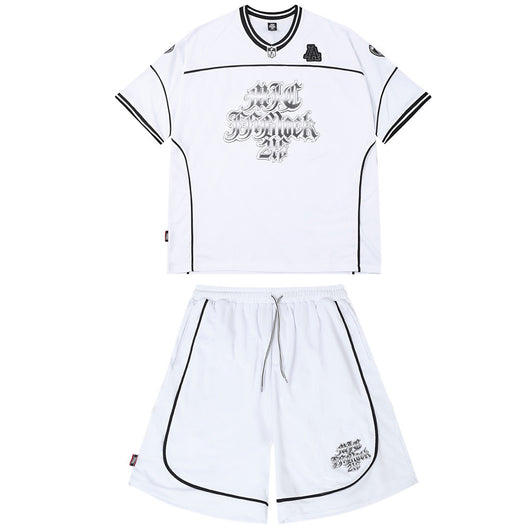 Conjunto de Camiseta Estampada de Manga Corta para Hombre