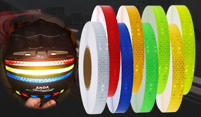 Cinta Reflectiva de Alta Visibilidad para Motocicleta y Casco - Image 7