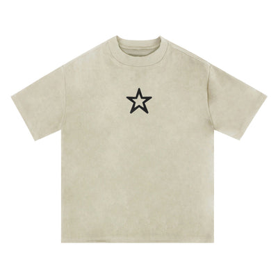 Playera Hombre Estampado Estrella de Cinco Puntas - Image 10