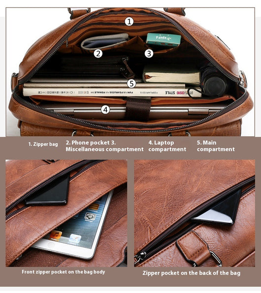Maletín Ejecutivo para Laptop con Bandolera - Estilo Profesional - Image 10