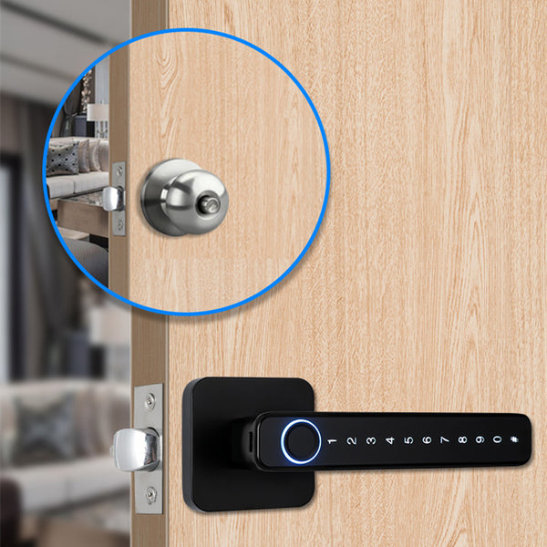 Cerradura Inteligente para Puerta con Desbloqueo por Huella Dactilar y Bluetooth