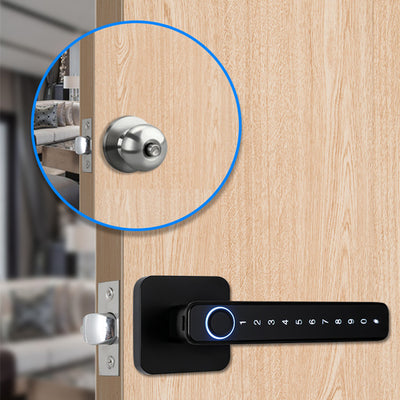Cerradura Inteligente para Puerta con Desbloqueo por Huella Dactilar y Bluetooth