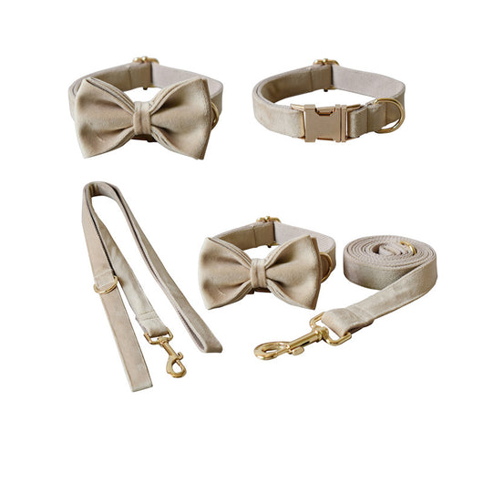 Collar de Terciopelo Nude para Mascotas