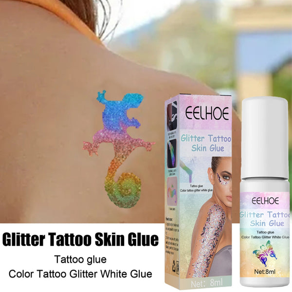 Adhesivo Corporal para Tatuajes Temporales, Glitter y Maquillaje Artístico