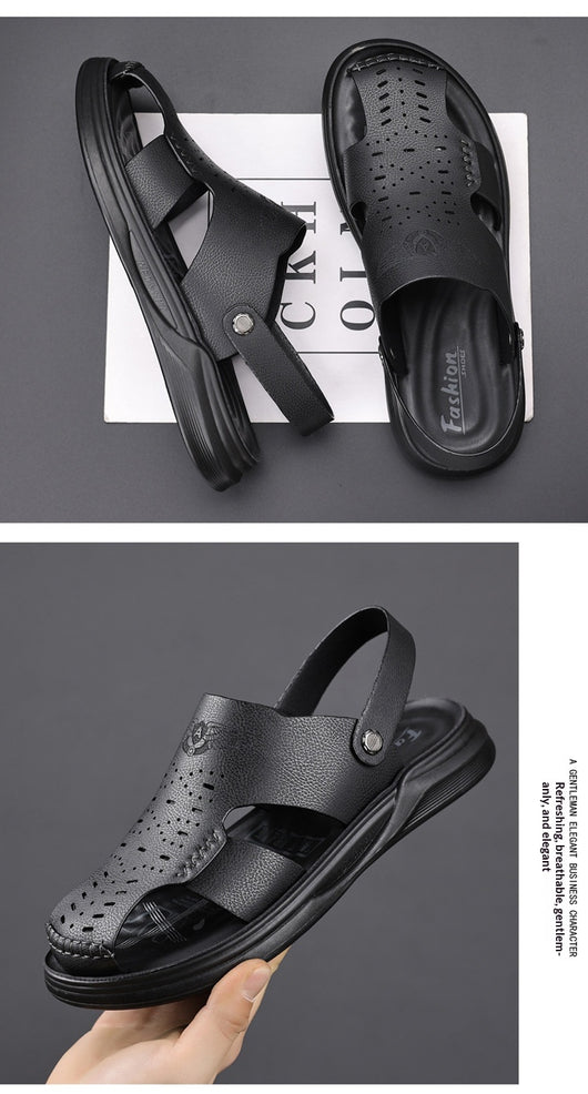 Sandalias de Cuero Genuino - Comodidad Total para Conducir y Actividades Exteriores - Image 7