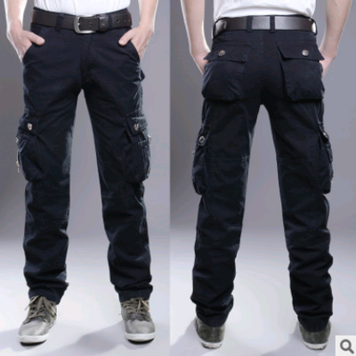 Pantalones Cargo Militares Multibolsillos para Hombre - Ropa Deportiva y Outdoor - Image 8