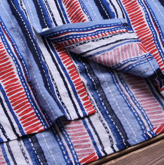 Camisa Casual de Rayas para Hombre - Diseño Verano Moderno - Image 5