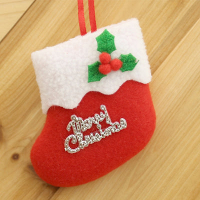 Set de 4 Adornos Navideños para Calcetines - Decoraciones Colgantes para Árbol de Navidad - Image 4