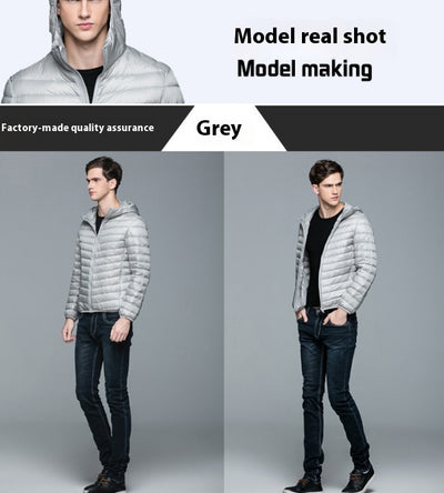 Chaqueta Acolchada Ultraligera con Capucha para Hombre - Image 10