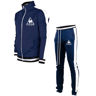 Conjunto Deportivo Casual para Hombre con Chaqueta Color Block y Cuello Alto - Image 9