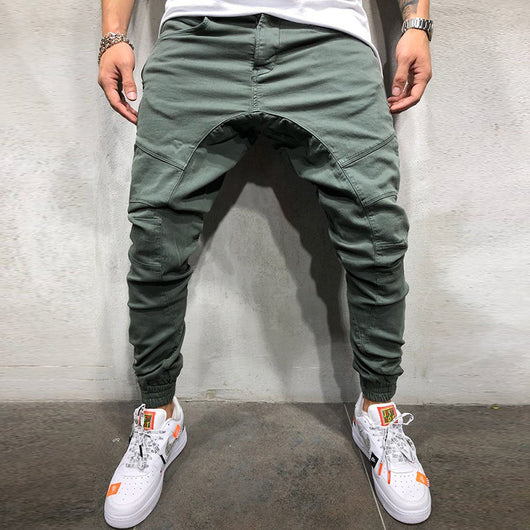 Pantalones Hip Hop con Cierre Lateral para Hombre - Image 11
