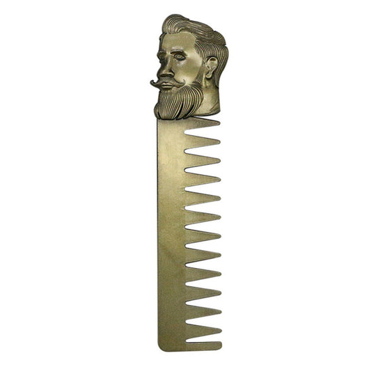 Peine de dientes anchos chapado en bronce - Image 10