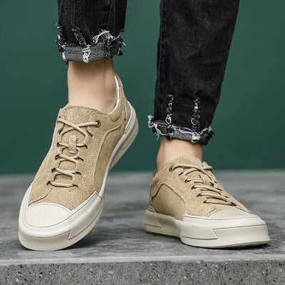 Zapatos Casuales Retro de Cuero Frosted para Hombre - Estilo Urbano Clásico - Image 13
