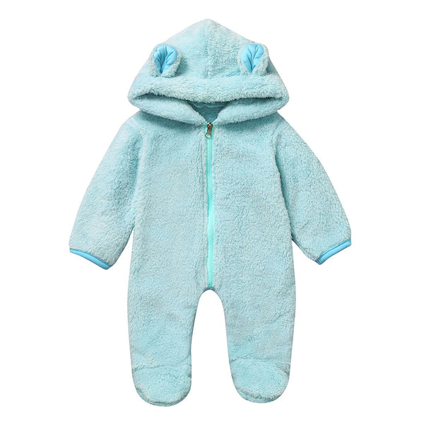 Jumpsuit con Capucha y Forro Polar