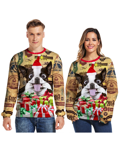 Sudadera Cuello Redondo con Estampado Digital de Perro - Image 7
