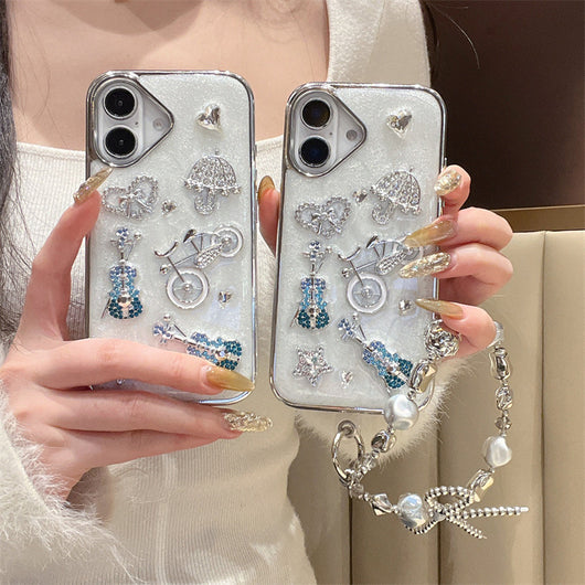 Funda para Celular Corazón de Guitarra con Resina Epoxi