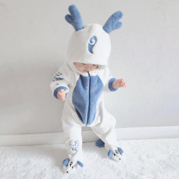 Pijama Enterizo de Otoño para Bebé con Diseño Animal