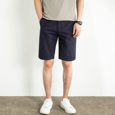Pantalones Cortos Blancos Hombre Algodón Suelto Largo 5/4 - Image 8