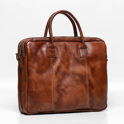 Bolsa de Cuero para Hombre Estilo Retro - Piel de Res Premium - Image 7