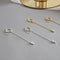 Aretes Largos de Diamantes Micro con Borla de Circonia
