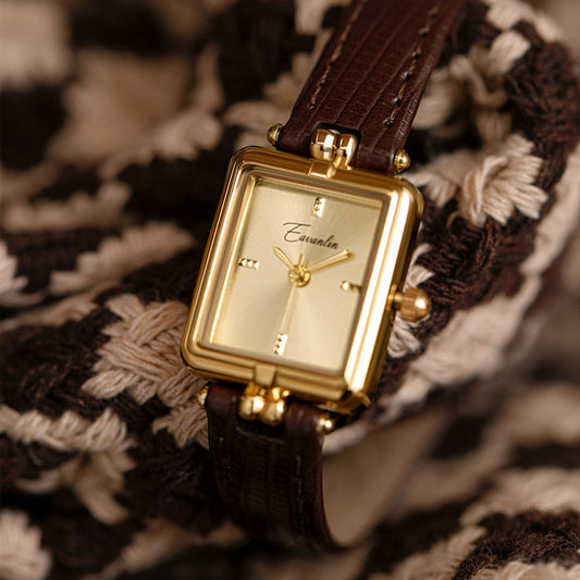 Reloj Cuadrado Minimalista Luxury para Mujer - Diseño Retro Sofisticado - Image 2