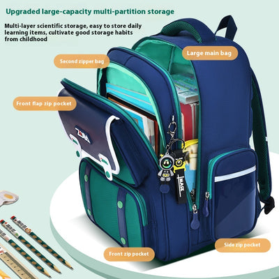 Mochila Escolar para Niños de Primaria Grados 3 a 6 - Image 2