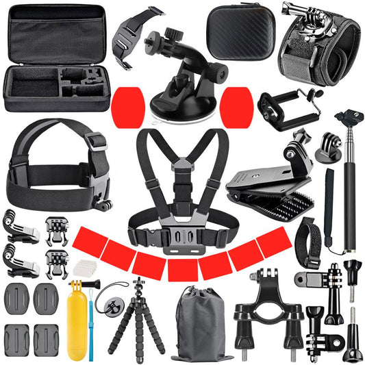 Kit Completo de 9 Accesorios para Cámara de Acción