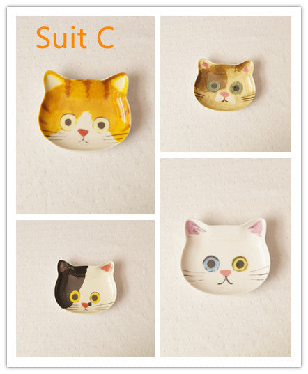 Platito Decorativo Gato de Cerámica para Salsa y Condimentos - Image 22