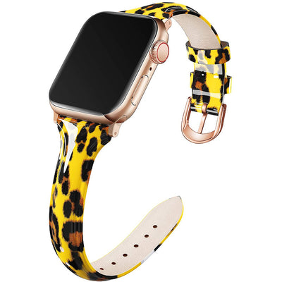 Correa de Cuero Charol para Apple Watch 6SE - Diseño Exclusivo para Muñecas Pequeñas - Image 7