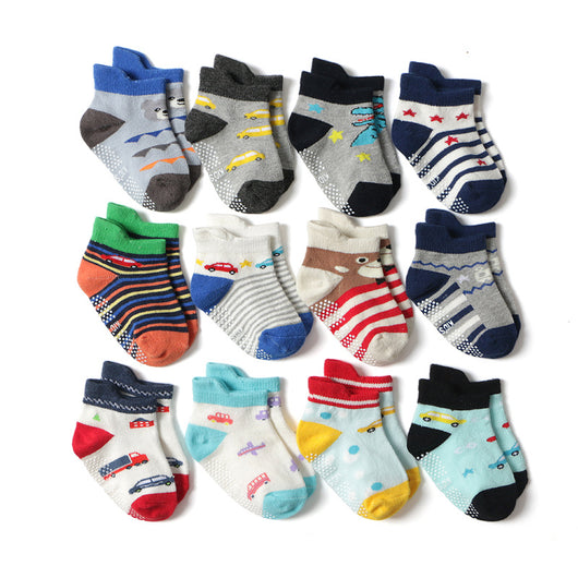 Calcetines Antideslizantes de Algodón con Diseños Infantiles - Image 14
