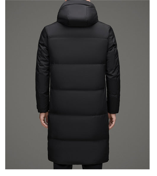 Chaqueta Acolchada de Pato con Gorro Desmontable - Abrigo Cálido Hombre - Image 22