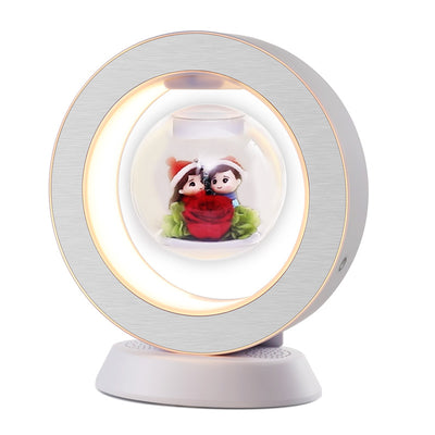 Florero Flotante Magnético con Flores Preservadas y Altavoz Bluetooth - Regalo Romántico - Image 7