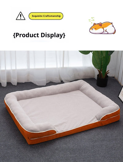Cama Ortopédica para Mascotas de Cuatro Estaciones con Funda Removible y Lavable - Image 26