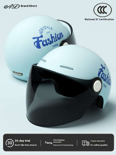 Casco Moto Semintergral Batería Universal Cuatro Estaciones - Image 8