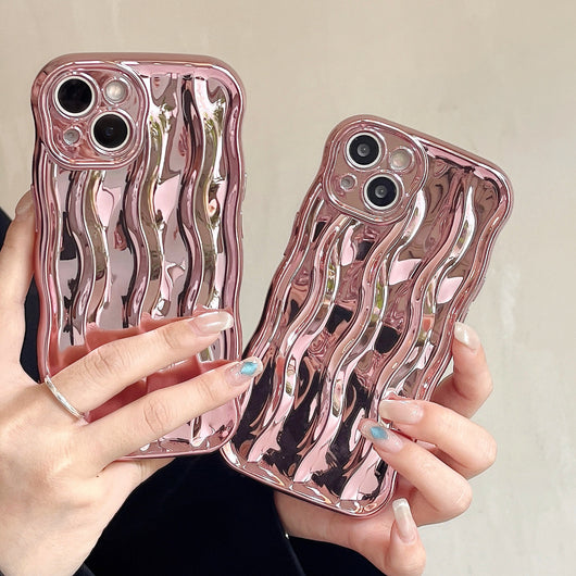 Funda para Teléfono con Efecto Ondas de Agua - Colores Sólidos - Image 17