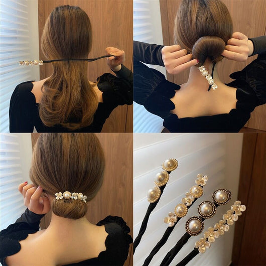 Coletero Fluido de Moño Flor Pétalo - Accesorio para Cabello Elástico y Suave - Image 17