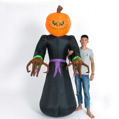 Decoración Inflable Halloween: Calabaza, Gato Negro y Bruja - Image 10