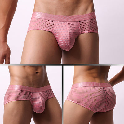Calzoncillos Tipo Boxer de Malla Cintura Baja para Hombre - Image 2