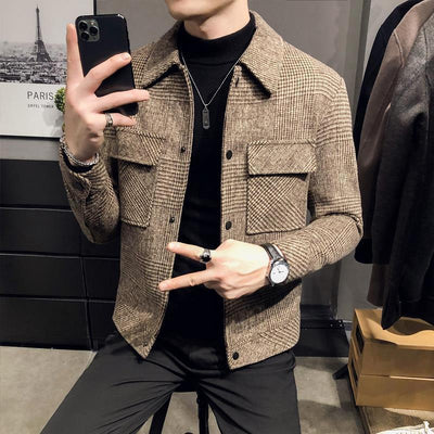 Chaqueta Slim Fit Acolchada para Hombre - Estilo Moderno y Cálido - Image 8