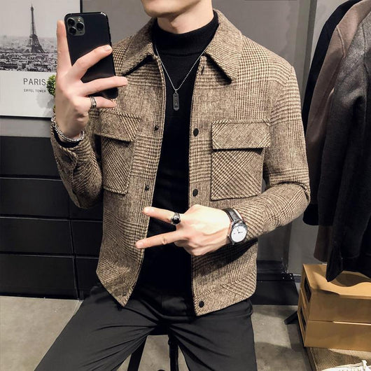 Chaqueta Slim Fit Acolchada para Hombre - Estilo Moderno y Cálido - Image 8