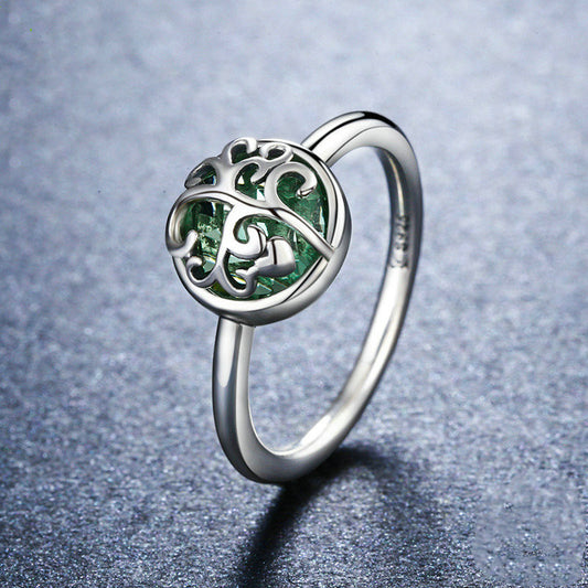 Anillo de Plata Árbol de la Vida - Símbolo de Equilibrio y Serenidad