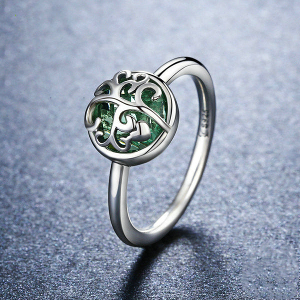 Anillo de Plata Árbol de la Vida - Símbolo de Equilibrio y Serenidad
