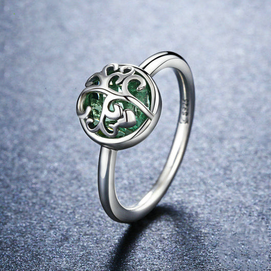 Anillo de Plata Árbol de la Vida - Símbolo de Equilibrio y Serenidad