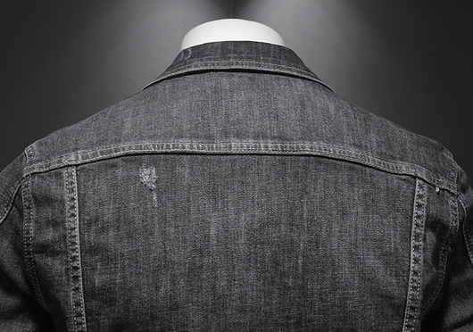 Camisa Denim Slim Fit Retro para Hombre - Image 15
