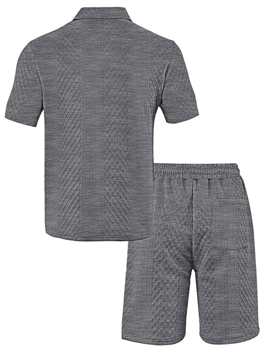 Saco Casual Delgado de Manga Corta para Hombre - Image 20