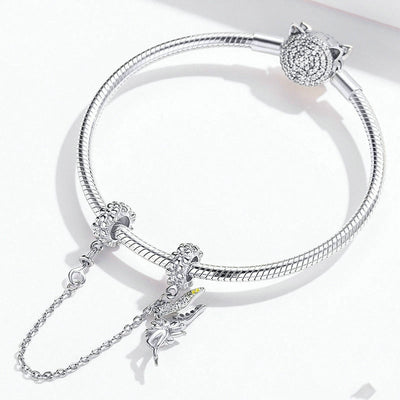 Cadena de Seguridad Flower Spirit en Plata Esterlina - Image 11