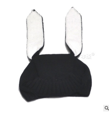 Gorro Tejido con Orejas de Conejo para Bebé 6-18 meses