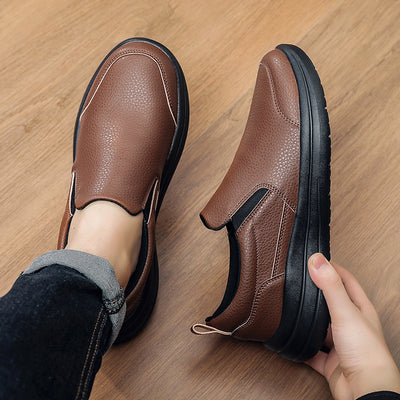 Zapatos de Cuero Ligero Premium para Hombre - Comodidad Casual Elegante - Image 4