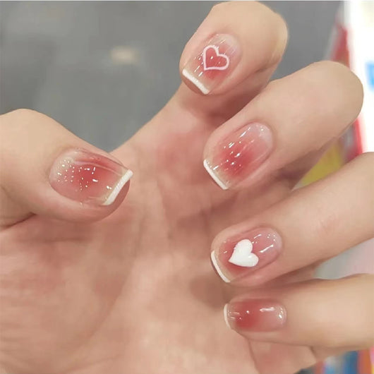 Uñas Postizas Cat Eye Rubor - Parches de Manicura Lista para Usar - Image 41