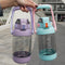 Vaso Portátil de Gran Capacidad con Popote Reutilizable